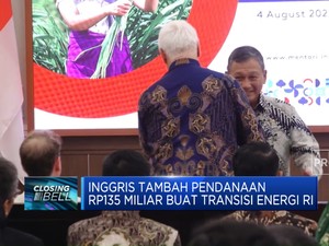 Inggris Tambah Rp135 Miliar Untuk Transisi Energi di RI