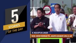 Jokowi Resmikan Tol BOCIMI Hingga BOE Naikkan Suku Bunga