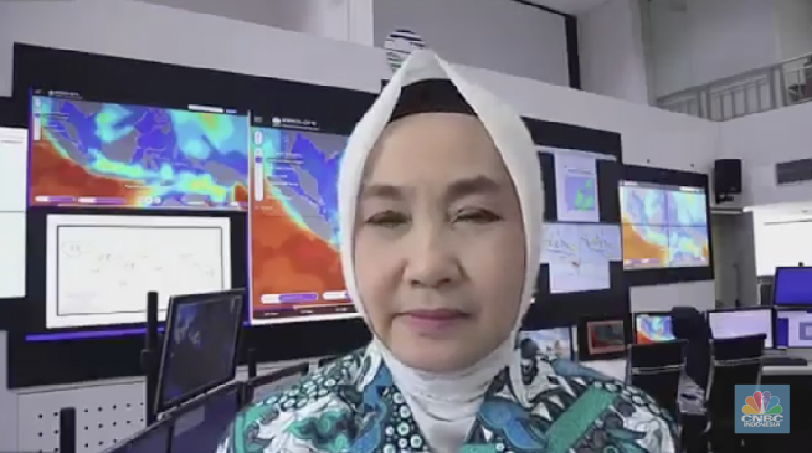 Kepala BMKG, Dwikorita Karnawati. (CNBC Indonesia TV)