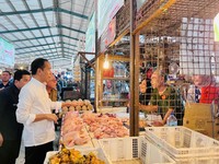 Jokowi Happy Harga Daging Ayam dan Bawang Merah Turun