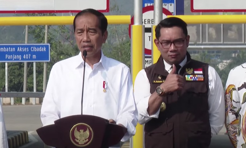 Presiden Joko Widodo Resmikan Tol Bocimi, Jumat (4/9/2023). (Dok. Sekretariat Presiden)
