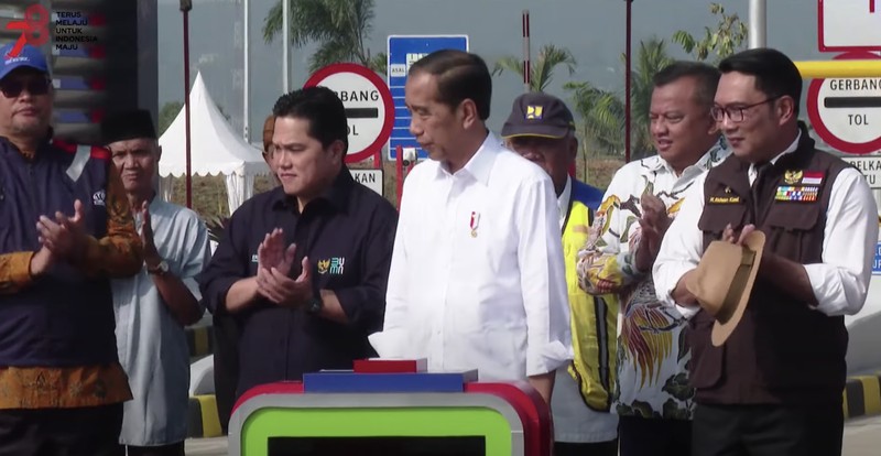 Presiden Joko Widodo Resmikan Tol Bocimi, Jumat (4/9/2023). (Dok. Sekretariat Presiden)