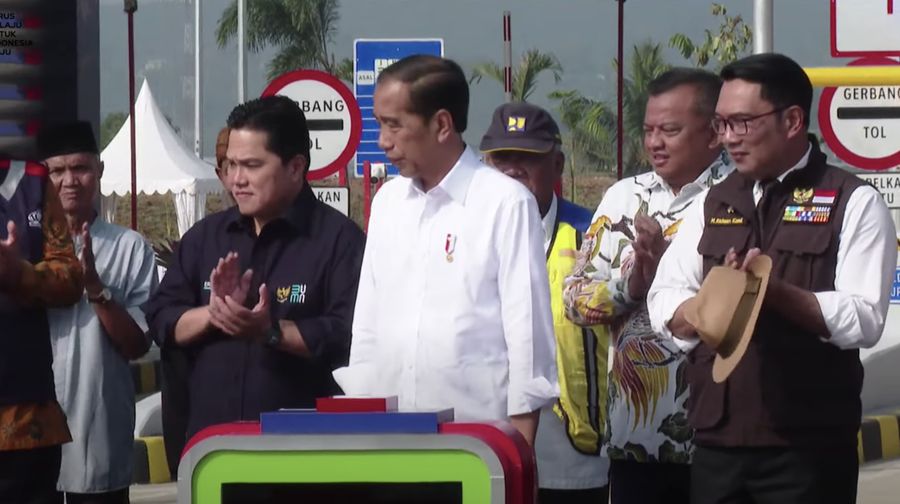 Presiden Joko Widodo Resmikan Tol Bocimi, Jumat (4/9/2023). (Dok. Sekretariat Presiden)