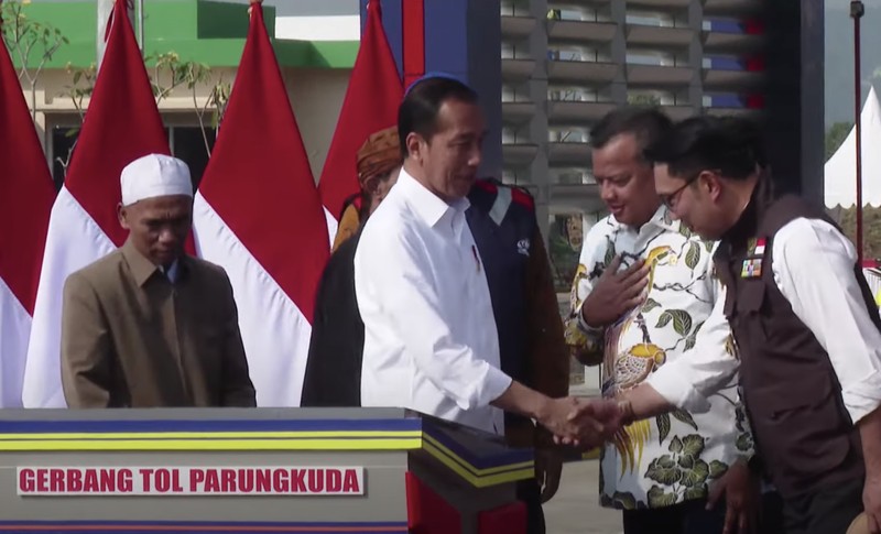 Presiden Joko Widodo Resmikan Tol Bocimi, Jumat (4/9/2023). (Dok. Sekretariat Presiden)