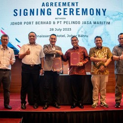 Gandeng Johor Port, SPJM Kolaborasi Perkuat Layanan Marine
