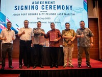 Gandeng Johor Port, SPJM Kolaborasi Perkuat Layanan Marine