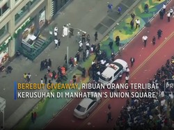 Berebut Giveaway, Ribuan Orang Terlibat Kerusuhan di New York