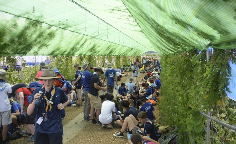 Tenda didirikan di lokasi perkemahan pramuka selama Jambore Pramuka Dunia di Buan, Korea Selatan, Jumat, 4 Agustus 2023. Tenda didirikan di lokasi perkemahan pramuka selama Jambore Pramuka Dunia di Buan, Korea Selatan, Jumat, 4 Agustus 2023. Lebih dari 100 orang dirawat karena sakit panas di Jambore Pramuka Dunia yang diadakan di Korea Selatan, yang mengalami salah satu musim panas terpanas selama bertahun-tahun. (Choe Young-soo/Yonhap via AP)
