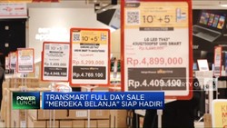 Besok, TV LED Diskon Rp 3,4 Juta di Transmart Full Day Sale!