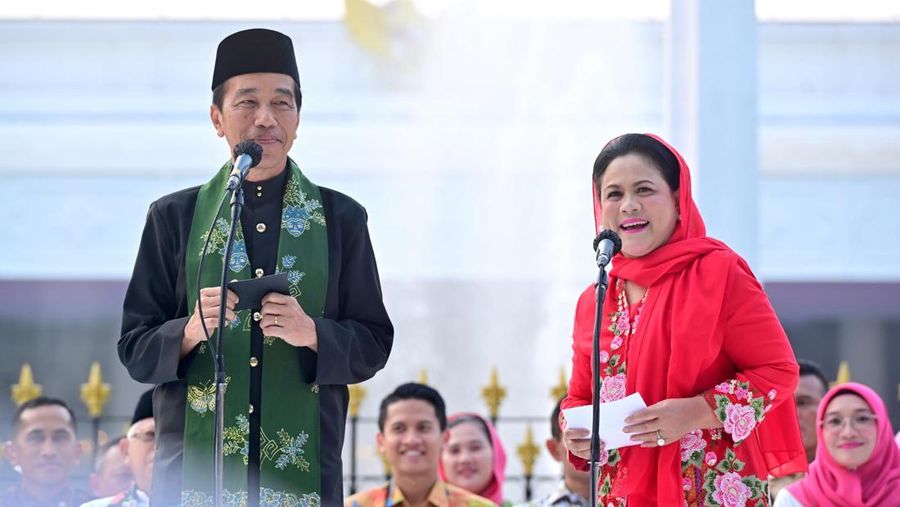 Istana Berkebaya baru pertama kali digelar di depan Istana Merdeka, Jakarta, pada Minggu sore, (6/8/2023). (Dok. Muchlis Jr - Biro Pers Sekretariat Presiden)