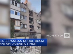 Serangan Rudal Rusia Hantam Ukraina Timur, 5 Orang Tewas