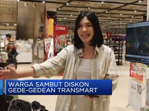 Warga Sambut Diskon Gede-Gedean Transmart