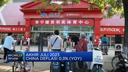 Video: China Catatkan Deflasi 0,3% di Juli 2023