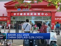 Video: China Catatkan Deflasi 0,3% di Juli 2023
