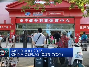 Video: China Catatkan Deflasi 0,3% di Juli 2023