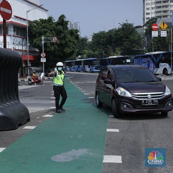 Penampakan Kawat Duri dan Beton di Lokasi Aksi Demo Buruh