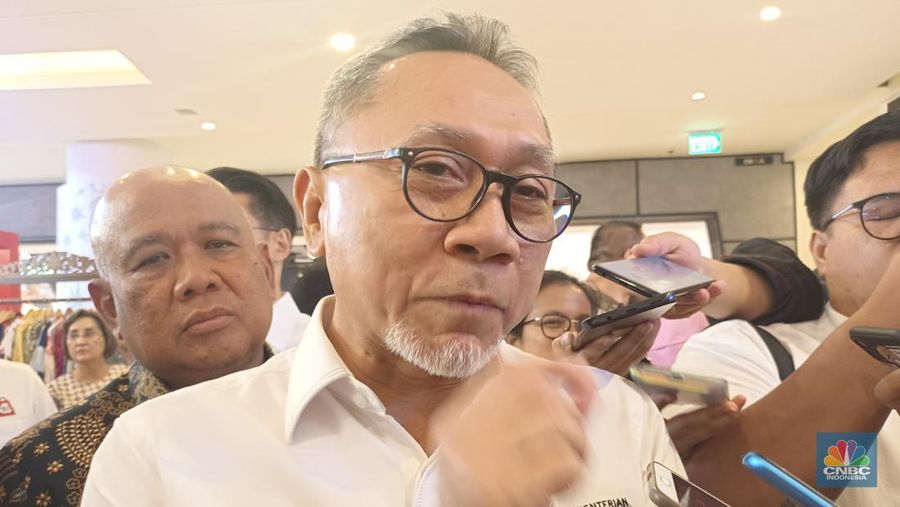 Menteri Perdagangan (Mendag) Zulkifli Hasan atau Zulhas. (CNBC Indonesia/Martya Sari)