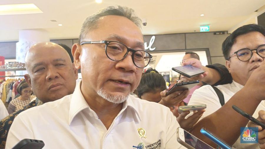 Menteri Perdagangan (Mendag) Zulkifli Hasan atau Zulhas. (CNBC Indonesia/Martya Sari)