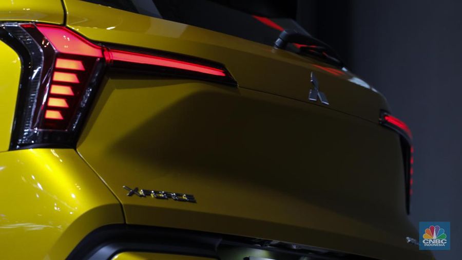 Mitsubishi kembali meluncurkan mobil Sport Utility Vehicle (SUV), yakni Mitsubishi XForce dalam pameran Gaikindo Indonesia International Auto Show (GIIAS) 2023 yang berlangsung di ICE BSD, City, Kamis (10/8/2023). (²©²ÊÍøÕ¾/Faisal Rahman)