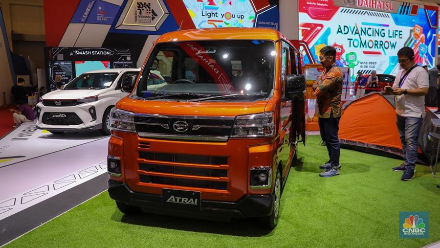 Meluncur di GIIAS 2023, Ini Wujud Alphard Hybrid. (CNBC Indonesia/Faisal Rahman)
