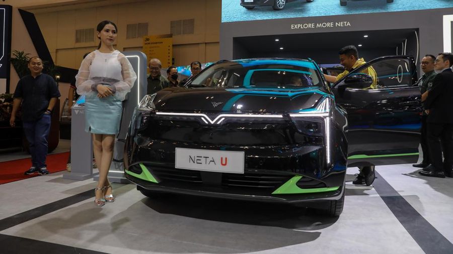 Mobil Lstrik Baru Pabrikan China Neta . (²©²ÊÍøÕ¾/Faisal Rahman)