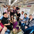 Momen Jokowi Ajak Cak Lontong Cs Jajal LRT Bekasi-Dukuh Atas