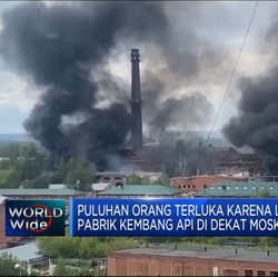 Gudang Kembang Api di Moskow Meledak, Puluhan Orang Terluka