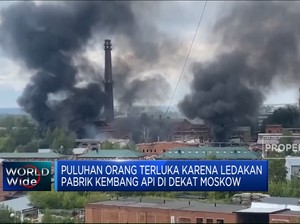 Gudang Kembang Api di Moskow Meledak, Puluhan Orang Terluka