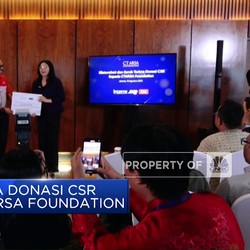 Serah Terima Donasi CSR Kepada CT Arsa Foundation