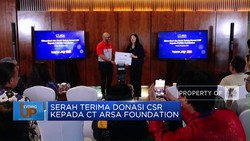 Serah Terima Donasi CSR Kepada CT Arsa Foundation