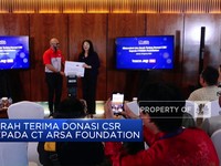 Serah Terima Donasi CSR Kepada CT Arsa Foundation
