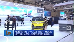 Syarat TKDN Mobil Listrik 40% Mundur ke 2026