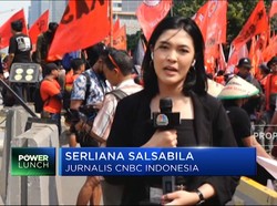 Video: 6 Poin Tuntutan Demo Buruh di Kawasan Sarinah!