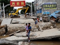 Penampakan China Luluh Lantak Dihantam Air Bah