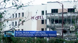 Rudal Rusia Hantam Hotel di Zaporizhzhia