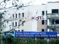 Rudal Rusia Hantam Hotel di Zaporizhzhia