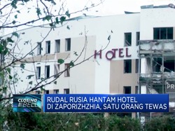 Rudal Rusia Hantam Hotel di Zaporizhzhia