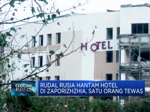 Rudal Rusia Hantam Hotel di Zaporizhzhia