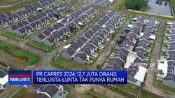 PR Capres 2024:12,7 Juta Orang Terlunta-lunta Tak Punya Rumah