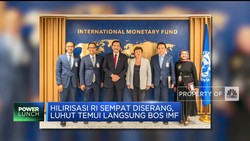 Hilirisasi RI Sempat Diserang, Luhut Temui Langsung Bos IMF