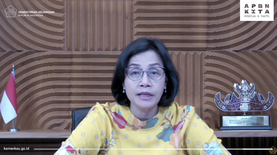 Sri Mulyani dalam acara RAPBN Kita Agustus 2023. (Tangkapan kayar youtube Kemenkeu RI)