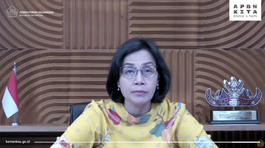 Sri Mulyani dalam acara RAPBN Kita Agustus 2023. (Tangkapan kayar youtube Kemenkeu RI)
