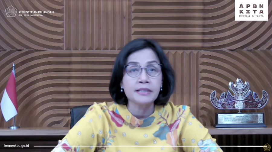 Sri Mulyani dalam acara RAPBN Kita Agustus 2023. (Tangkapan kayar youtube Kemenkeu RI)