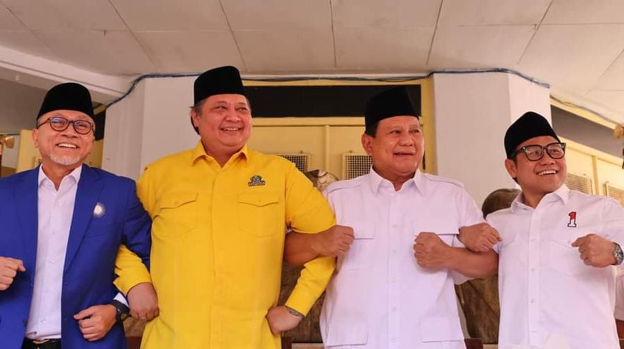 PAN, Golkar dan PKB resmi memberikan dukungan terhadap bakal calon presiden (Bacapres) Prabowo Subianto. (Facebook @prabowo subianto)