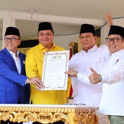 Peta Koalisi Terkini Partai Pendukung Prabowo, Anies & Ganjar