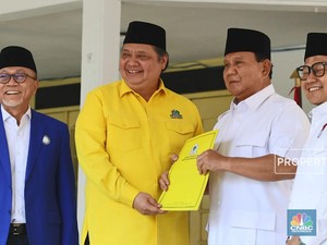 Sah! Golkar, PAN dan PKB Dukung Prabowo di Pilpres 2024