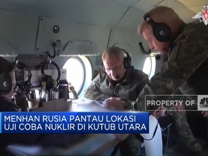 Menhan Rusia Pantau Lokasi Uji Coba Nuklir di Kutub Utara