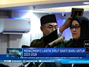 Menkominfo Lantik Dirut Baru Bakti Kominfo