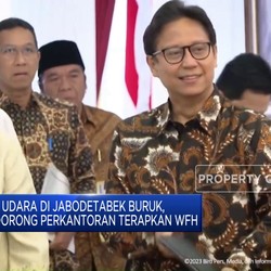 Karena Polusi, Jokowi Dorong Perkantoran Terapkan WFH