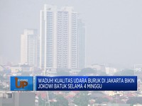 Kualitas Udara Buruk Di Jakarta, Bikin Jokowi Batuk 4 Minggu